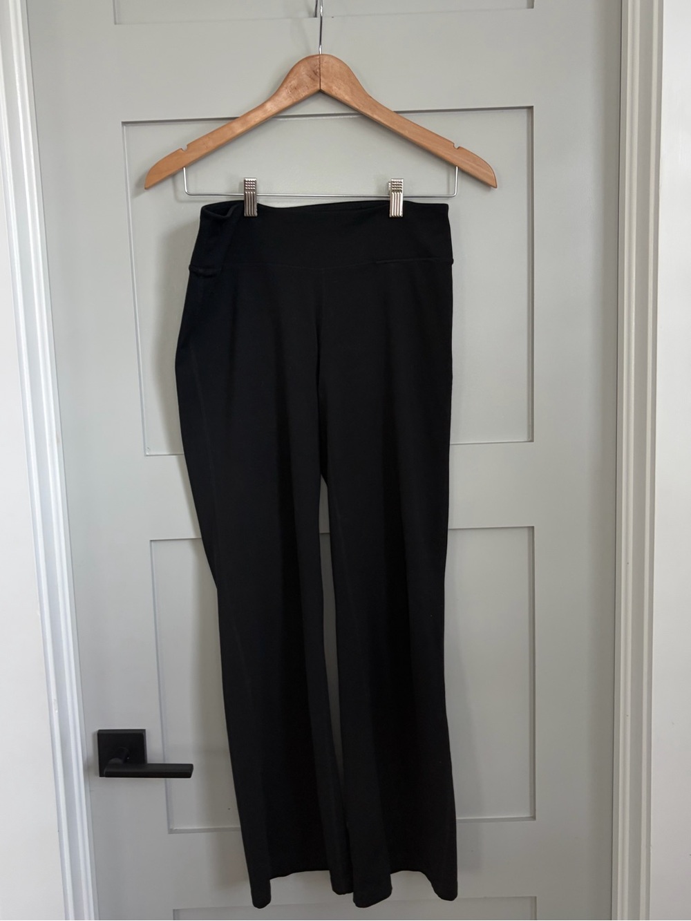 GapBody Black Flare Leg Women's Stretch Pants